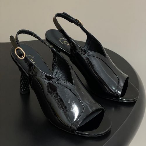 シャネル サンダル コピー 洗練された 25A レザーサンダル ハイヒール