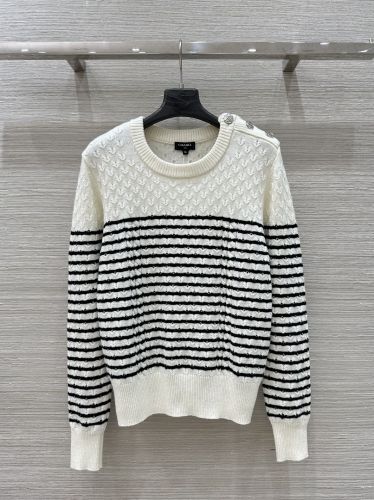 シャネル セーター コピー 合わせやすい カシミヤ クルーネック プルオーバー 