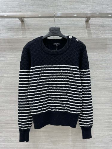 カシミヤ クルーネック シャネル セーター コピー 合わせやすい プルオーバー