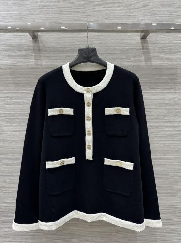 カジュアル バイカラー プルオーバー シャネル ニット コピー レディース