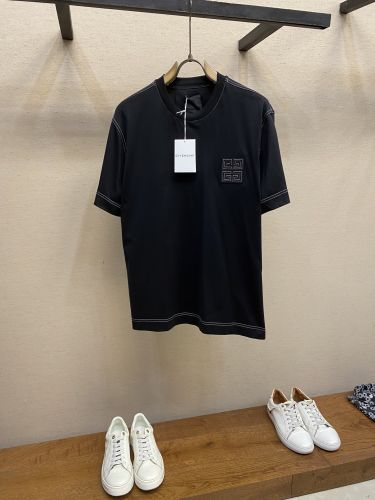 カジュアル コットン クルーネック 半袖Tシャツ ジバンシィ Tシャツ コピー 