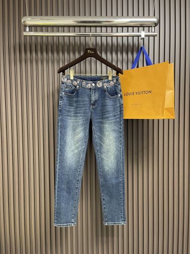ドルチェ&ガッバーナ ジーンズ 偽物 カジュアル 合わせやすい デニムパンツ