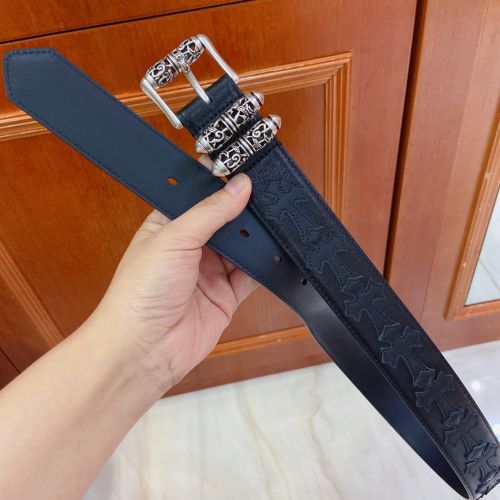 カジュアル クロムハーツ ベルト スーパーコピー クロスパッチ レザーベルト