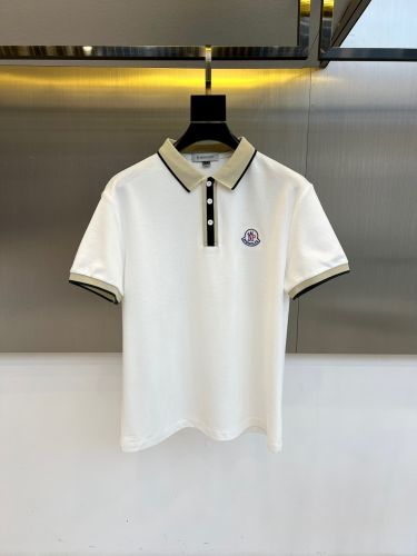 カジュアル 合わせやすい モンクレール Tシャツ 偽物 コットンピケ ポロシャツ