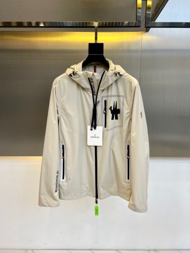 アウトドア カジュアル マウンテンパーカー モンクレール ジャケット 偽物 ベージュ