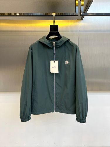 シンプル 合わせやすい フード付き ジャケット モンクレール ジャケット 偽物 グリーン