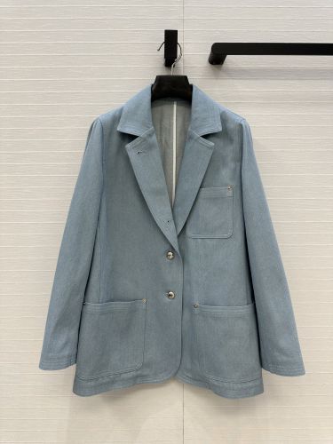 カジュアル デニム テーラードジャケット トムブラウン ジャケット 偽物 レディース