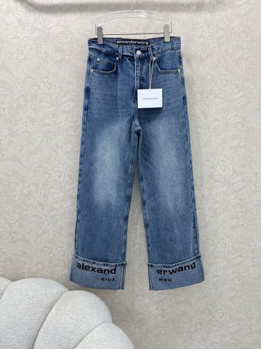 カジュアル ストレート デニムパンツ アレキサンダーワング ジーンズ コピー