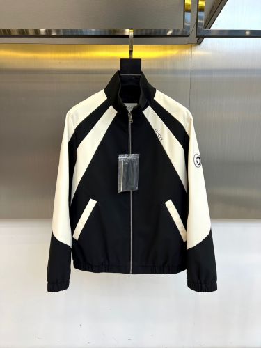 カジュアル 配色 トラックジャケット グッチ ジャケット コピー ブラック