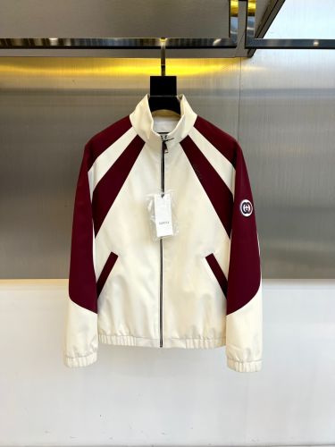 カジュアル 配色 トラックジャケット グッチ ジャケット コピー ホワイト