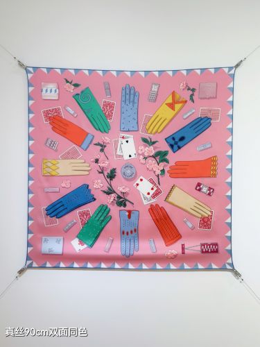 人気 エルメス スカーフ コピー 手袋の時計 シルクスカーフ 90x90