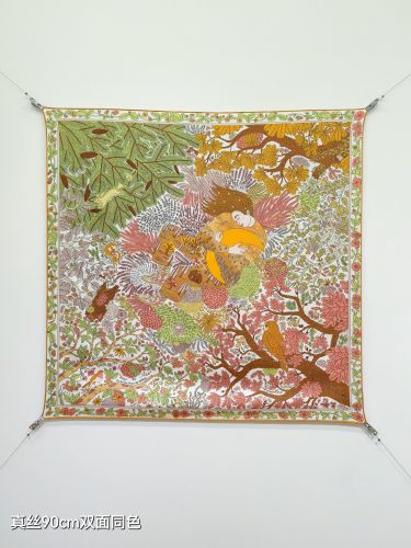 上品 プリント 大判スカーフ エルメス スカーフ コピー シルク 90x90