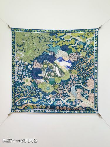 エルメス スカーフ コピー 上品 プリント 大判スカーフ シルク 90x90