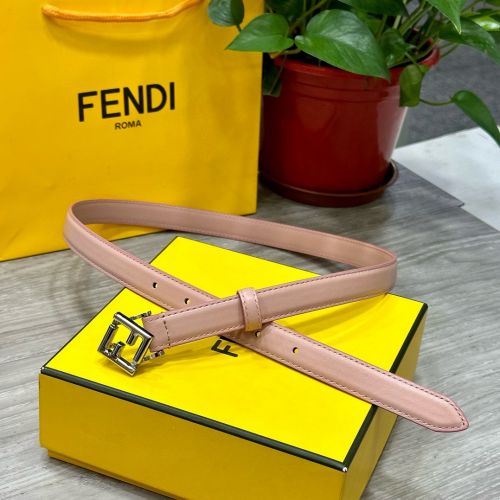 シンプル FFダイヤモンド ベルト フェンディ ベルト 偽物 細ベルト ピンク