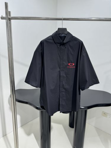 カジュアル ハートロゴ 半袖シャツ バレンシアガ シャツ コピー ユニセックス
