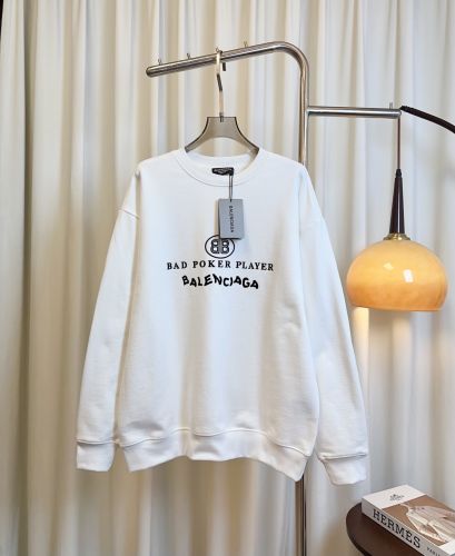 バレンシアガ Tシャツ コピー 定番 カジュアル プリント スウェットシャツ コットン