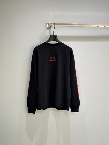 シンプル ストリート ロゴプリント 長袖Tシャツ バレンシアガ Tシャツ コピー 