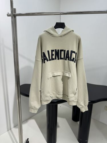 ストリート ロゴプリント バレンシアガ パーカー コピー オーバーサイズ ユニセックス