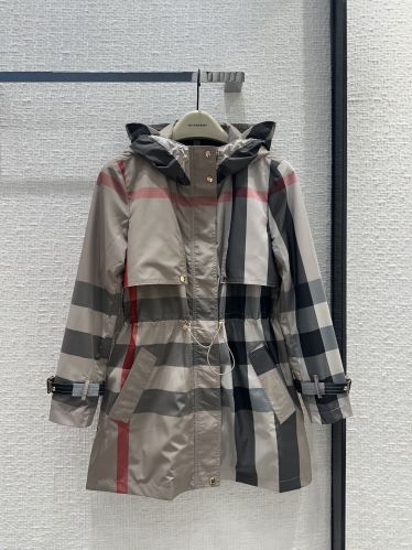 クラシック チェック柄 トレンチコート バーバリー ジャケット コピー レディース