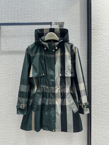 バーバリー ジャケット コピー レディース クラシック チェック柄 トレンチコート 