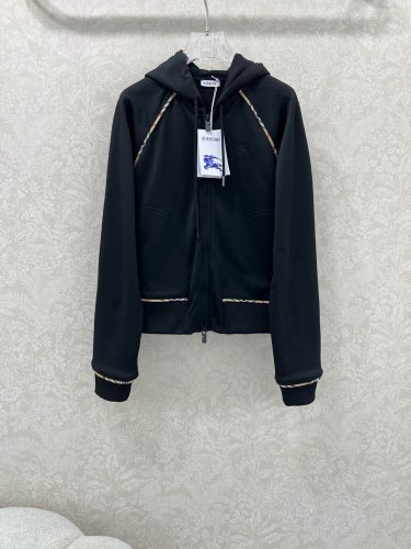 カジュアル ジップアップパーカー バーバリー ジャケット コピー フード付き