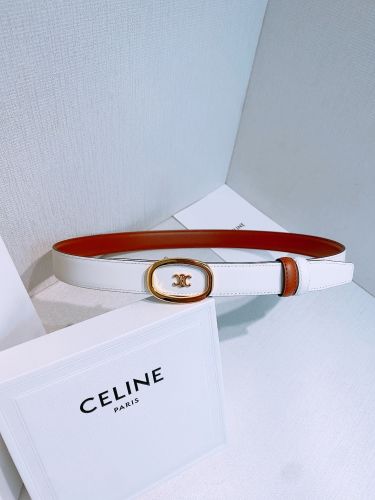 上品 リバーシブル レザーベルト セリーヌ ベルト コピー 洗練された 25mm 