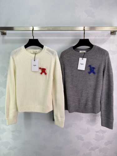 セリーヌ セーター コピー シンプル 可愛い ウール クルーネック トップス