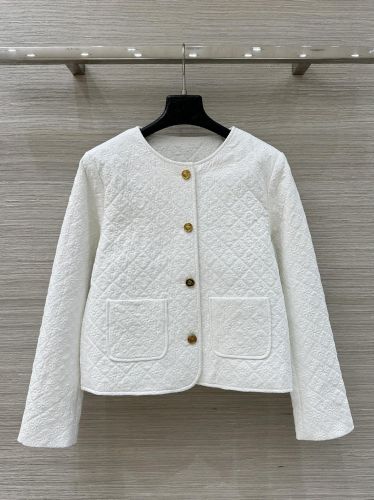 上品 ノーカラージャケット セリーヌ ジャケット コピー レディース アウター ホワイト