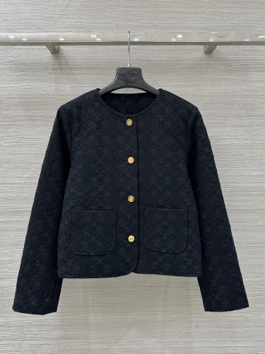 上品 ノーカラージャケット セリーヌ ジャケット コピー レディース アウター ブラック