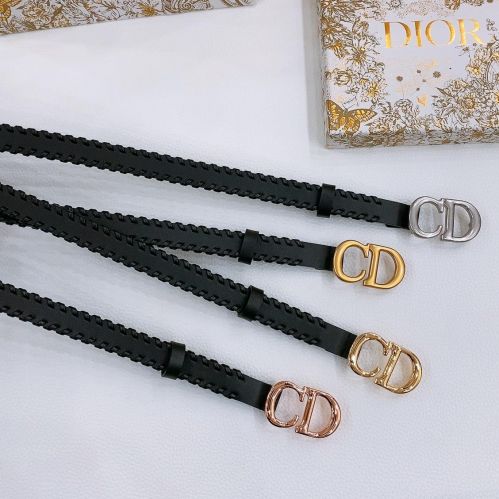 お洒落 20mm 合わせやすい Saddle ベルト クリスチャン・ディオール コピー ブラック