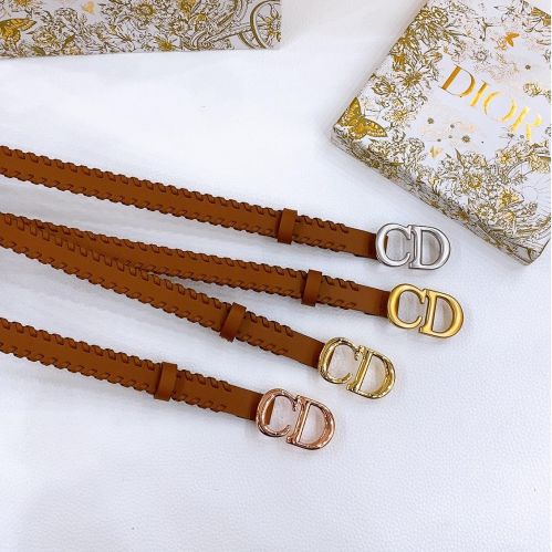 クリスチャンディオール Dior トロッター CD金具 レザー ベルト ブラウン 極美品】 クリスチャンディオール ベルト CD金具 トロッター柄