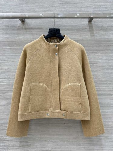 洗練された 上品 リバーシブルジャケット クリスチャン・ディオール ニット コピー ベージュ