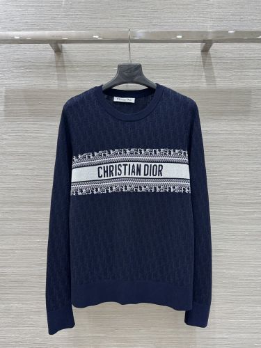 DIOR ネイビー クルーネック セーター ニット DIOR ネイビー クルーネック セーター ニット