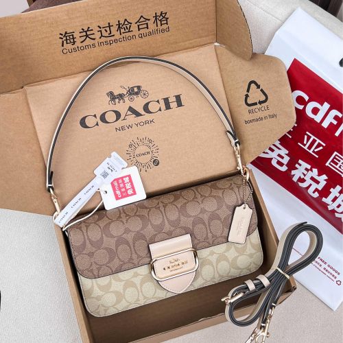 コーチ バッグ スーパーコピー 人気 上品 定番 ショルダーバッグ シグネチャーキャンバス