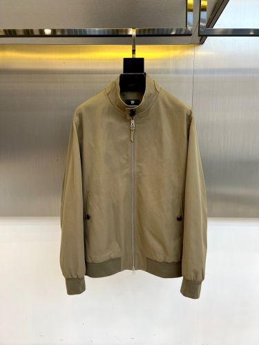 洗練された 大人 上品 ブルゾン トムフォード ジャケット 偽物 メンズ カーキ