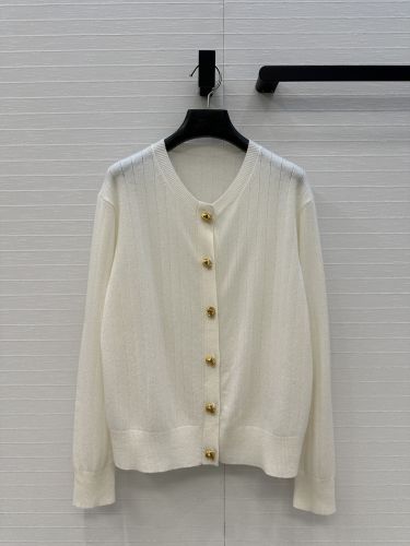シンプル カシミヤ カーディガン ボッテガ・ヴェネタ ニット コピー ホワイト