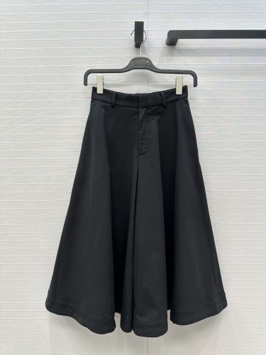 上品 カジュアル キュロットパンツ ボッテガ・ヴェネタ パンツ コピー ブラック