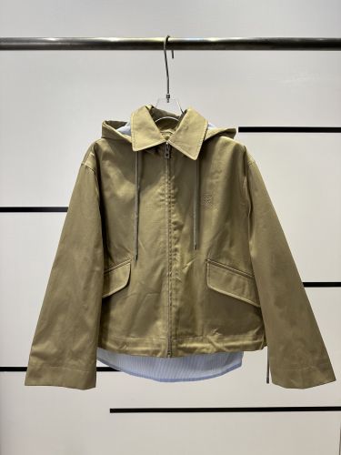コットン フーデッド パーカー ロエベ ジャケット コピー レディース