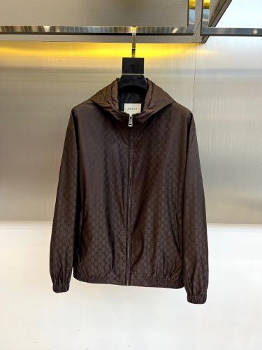 GUCCI グッチ　フード付ジップジャケット GUCCI (グッチ) 23SS GGジャカード フリース ボア フード