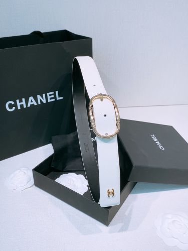 洗練された 上品 CHANEL レザーベルト シャネル ベルト コピー 30mm