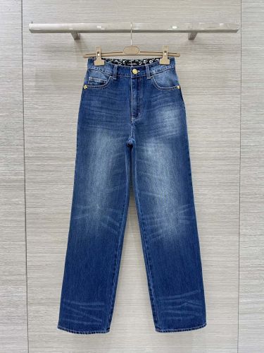 定番 合わせやすい デニムパンツ シャネル ジーンズ コピー ブルー