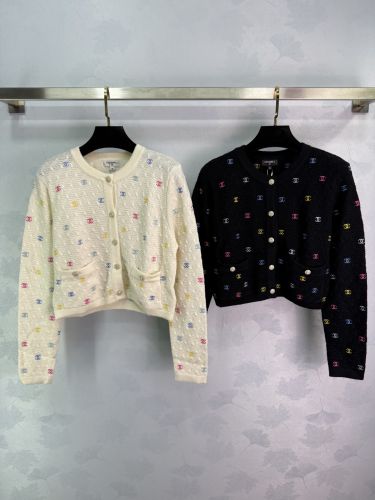 カラフルなCCロゴ★ウール クルーネック シャネル ニット コピー レディース