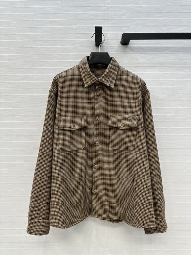 カジュアル 千鳥格子 シャツジャケット イヴ・サンローラン ジャケット コピー