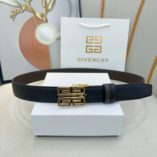4Gバックル レザー リバーシブルベルト ジバンシィ ベルト コピー 3.4cm