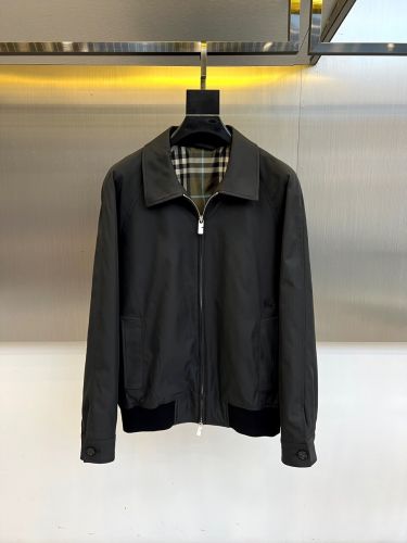 シンプル 洗練された シャツジャケット バーバリー ジャケット コピー ブルゾン ブラック