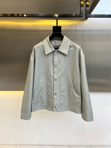 カジュアル 上品 コーチジャケット プラダ ジャケット 偽物 シャツジャケット