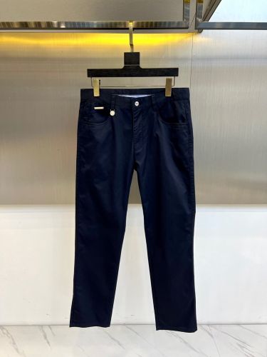 シンプル 上品 チノパンツ バーバリー パンツ 偽物 上品 ズボン ネイビー