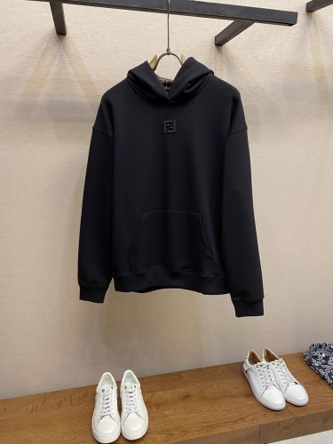 カジュアル コットン フーディ フェンディ パーカー 偽物 フード付き