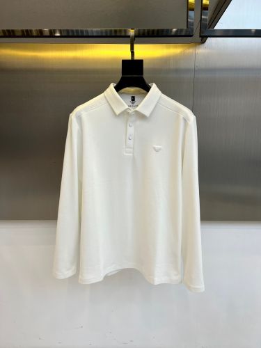 洗練された カジュアル 長袖 ポロシャツ アルマーニ Tシャツ 偽物 ホワイト