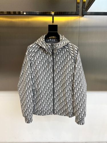上品 カジュアル 総柄 フード付きジャケット クリスチャン・ディオール ジャケット コピー